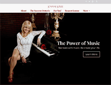 Tablet Screenshot of joannejolee.com